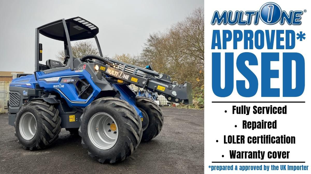 Looking for a used MultiOne #compactloader?
Keep an eye on our webpage, we have new stock arriving frequently.
Our Approved Used MultiOne Loaders are fully prepared in our workshop and come with independent LOLER certification and Warranty cover.
multione.co.uk/used-stock/