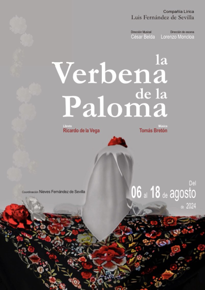 ATorresbaritono's tweet photo. Os espero el 6 de Agosto (y hasta el domingo 18) en el @teatroedpgv, de Madrid, con la preciosa producción de la Cía. Luis Fernández de Sevilla. Un clásico de lujo.
#antoniotorres #barítono #baritone #Julián #singerlife #zarzuela #BaritoneStyle #malagueño #malagueñosiempre https://t.co/jBTIlTmU9N