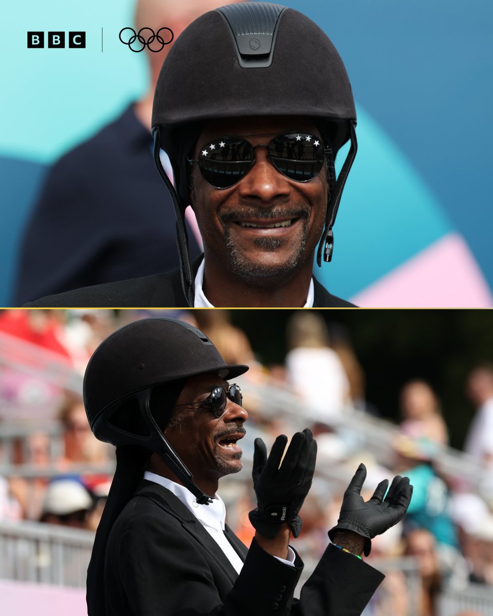 BBCSport's tweet photo. Forget Snoop Dogg...

It's all about Snoop Horse now! 🐴

#Olympics #Paris2024 https://t.co/yoIZSVW9E2