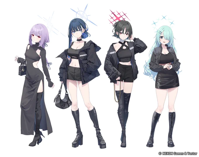 ブルーアーカイブ×ZOZOTOWNコラボイラスト描かせて頂いてました 