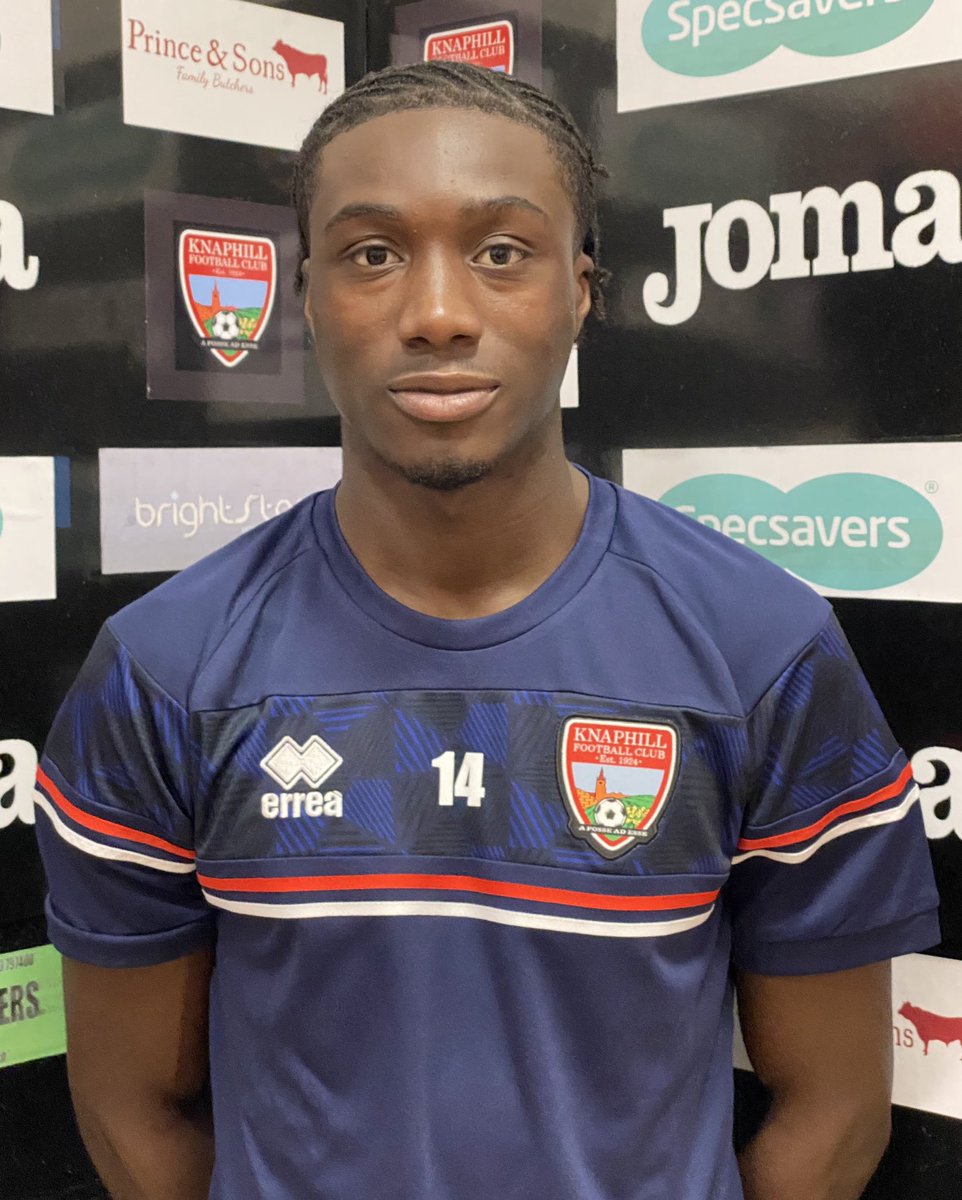 KnaphillFC's tweet photo. 𝐒𝐈𝐆𝐍𝐄𝐃: 𝐑𝐚𝐡𝐦𝐚𝐧 𝐀𝐣𝐢𝐛𝐨𝐥𝐚 ✍️

Knaphill FC are pleased to announce that winger, Rahman Ajibola has signed for the 2024-25 season.

Rahman joins The #Knappers from @HolyportFC.

🤝 Welcome, Rahman!

#StrongerTogether https://t.co/hVs3VY0KaQ