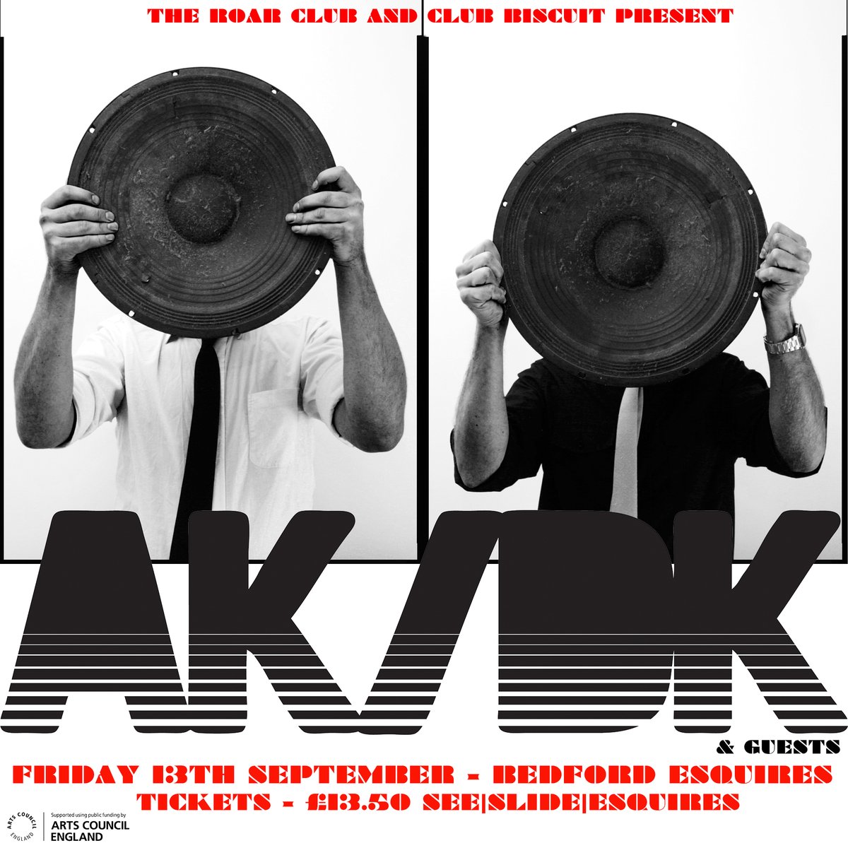 ***NEW SHOW***

Dynamic Post-Punk Synth alchemists and one of the best live acts around, <a href="/AKDKmusic/">AK/DK</a>  will be making their debut at Bedford Esquires on Friday the 13th September 2024 in support of their brilliant new album 'Strange Loops'.

Tickets on sale 10am Monday from See.