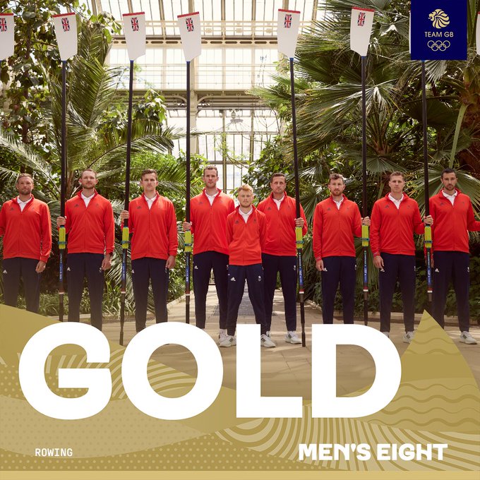 They did it! Huge congratulations to our <a href="/OBUBC/">BROOKES|Rowing</a> rowers Rory Gibbs, Morgan Bolding and Tom Digby, and coxswain Harry Brightmore, who have just won Gold for <a href="/TeamGB/">Team GB</a> in the final of the Men’s Eight. #Paris2024 #Rowing