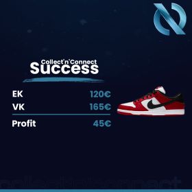 CollectXConnect's tweet photo. 👟💸 "Sneakers not dead!" 🚀 Neue leichte Profite mit SB Dunk Chicago! Verpasse nicht die Chance auf diesen Sneaker-Deal! 💰✨ #SneakerProfit #SBdunkChicago #Reselling #CollectNConnect #ResellerCommunity #Gewinnmaximierung #EasyCash https://t.co/jh0av0PpyY