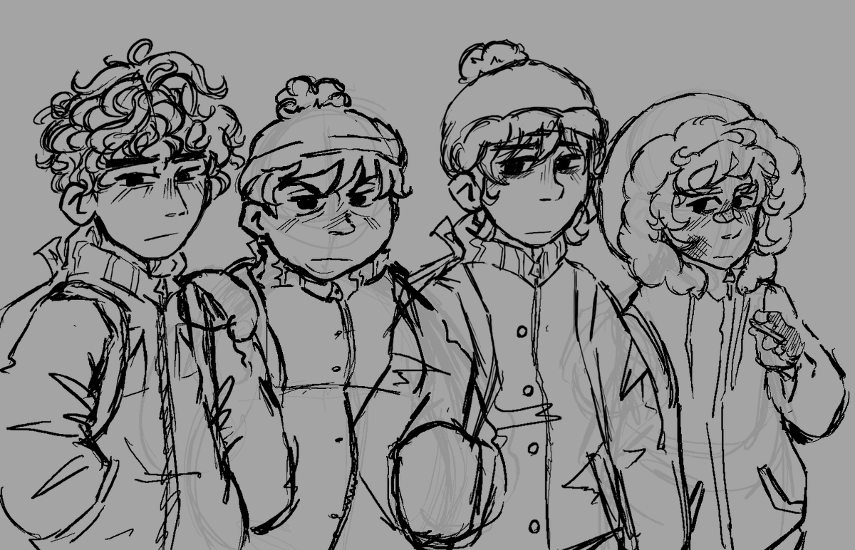 kylmany's tweet photo. Hey! I am an artist known as Kylmany!! I am fairly new to Twitter. You may know my from Tumblr! I take requests as well!!
#SouthPark #southparkfanart #StanMarsh #KyleBroflovski #ericcartman #KennyMcCormick  #art https://t.co/wTVA1wA6Sx
