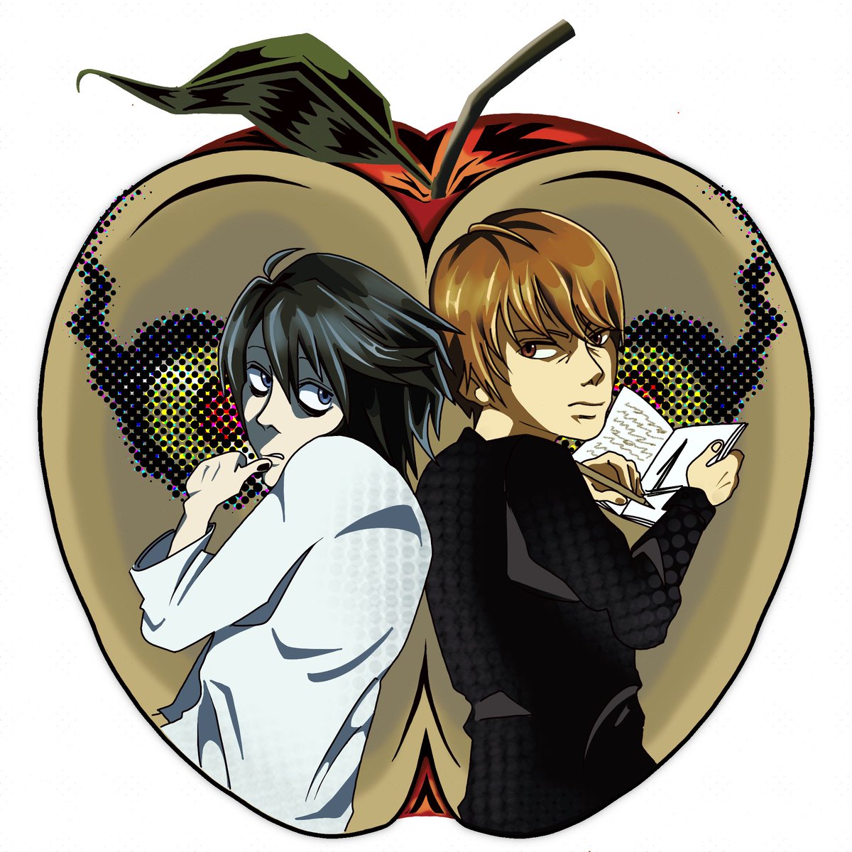 SINCARA022's tweet image. 🍎 
#deadnote #L #kira #anime #ryuk