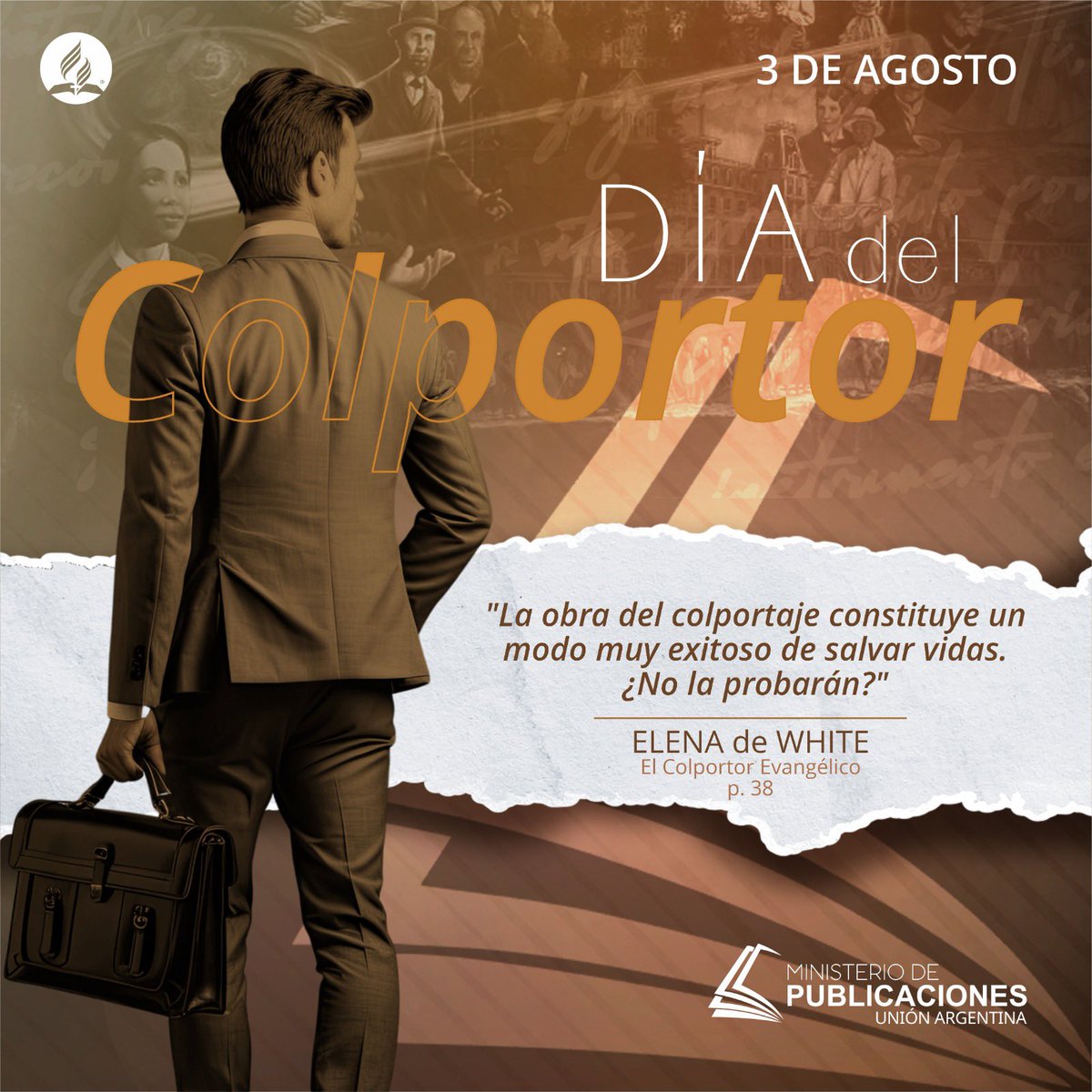Gratitud por cada uno de nuestros colportores, ministros de la página impresa, guerreros valientes, que cada día llevan esperanza. El Señor los bendiga, sostenga y los use como instrumentos de su poder. Feliz día! #YoVoy #ArgentinaOra247