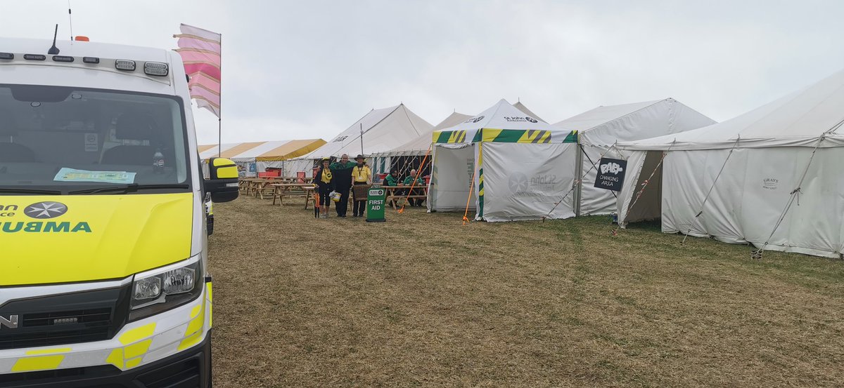 St John Ambulance - Isle of Wight (@sja_iow) on Twitter photo Our team are out today at the <a href="/ChaleShow/">Chale Show</a> braving the weather. Come and say hi if you're popping along Our team are out today at the <a href="/ChaleShow/">Chale Show</a> braving the weather. Come and say hi if you're popping along