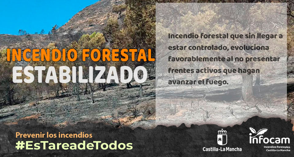 MeteoHellin's tweet photo. ℹ️🔥#IFTobarra ESTABILIZADO durante la noche. Continúan las labores de extinción. Más info --> @Plan_INFOCAM #IIFF #Albacete #meteoAB https://t.co/pegUjfYKoP