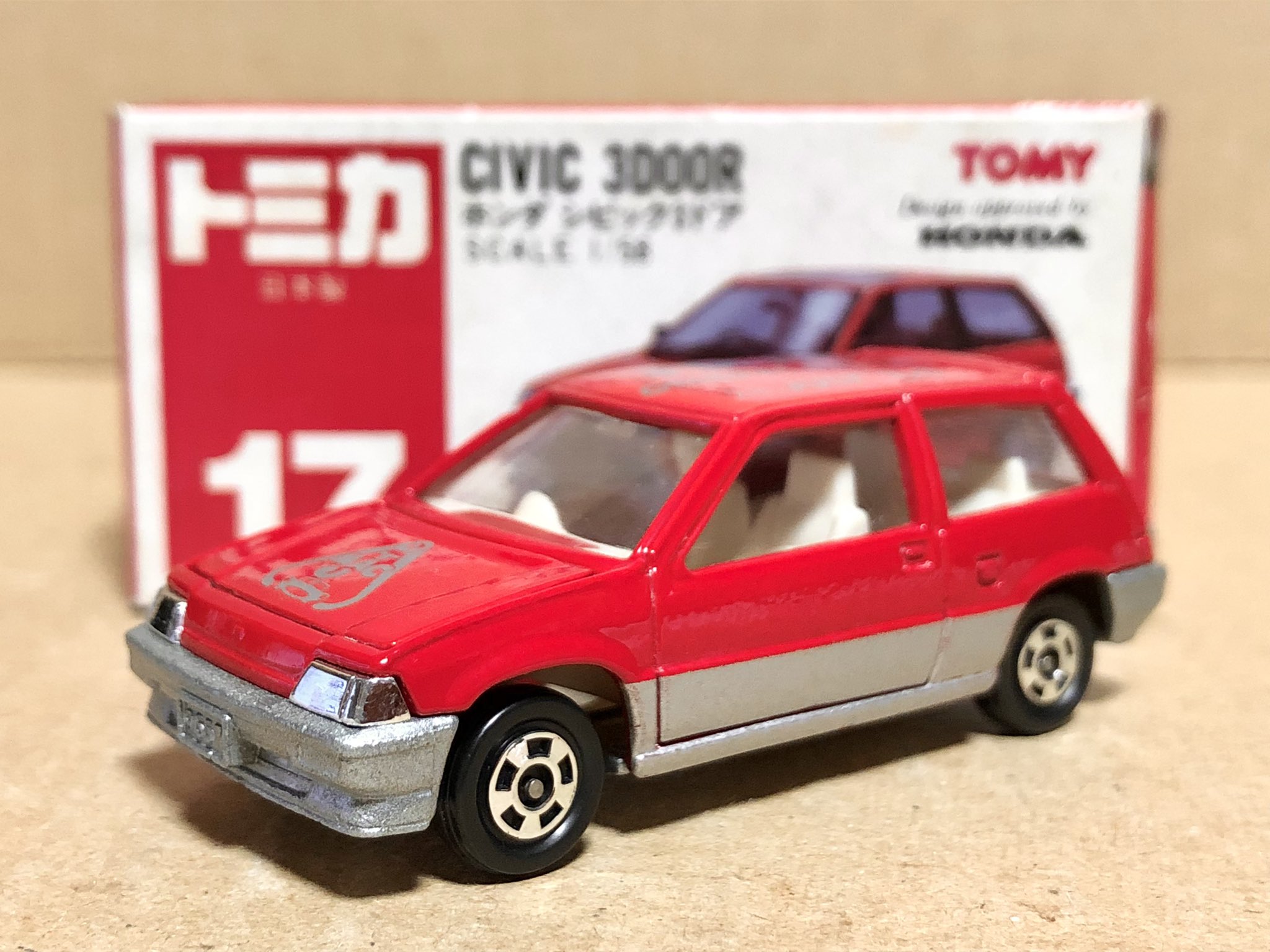 トミカ　17 ホンダ　シビック3ドア　赤箱 トミカ（日本製） ホンダ シビック3ドア BEEP ゲームグッズ通販