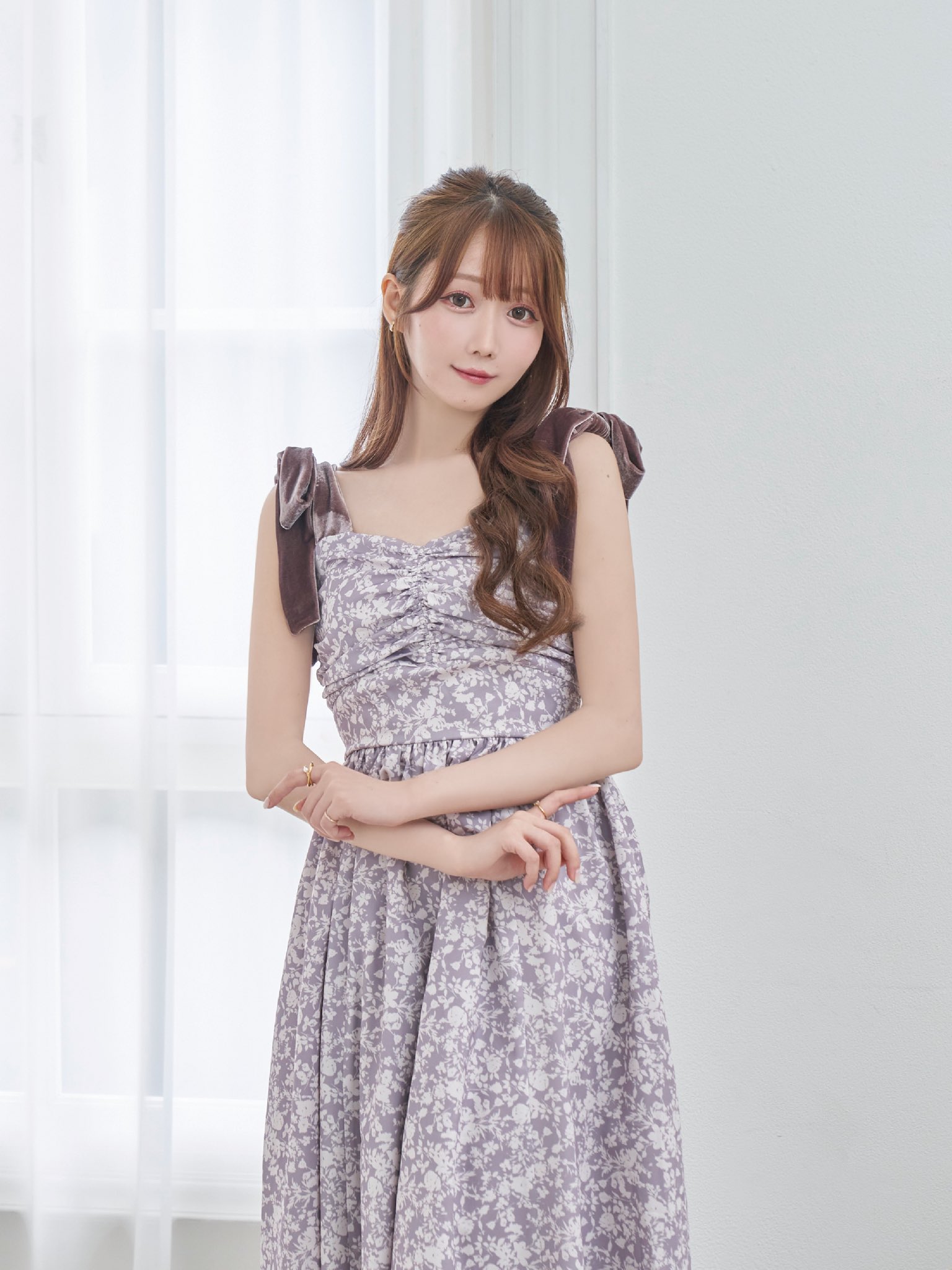 Rosé Muse 2way shoulder ribbon cami o/p ファッション