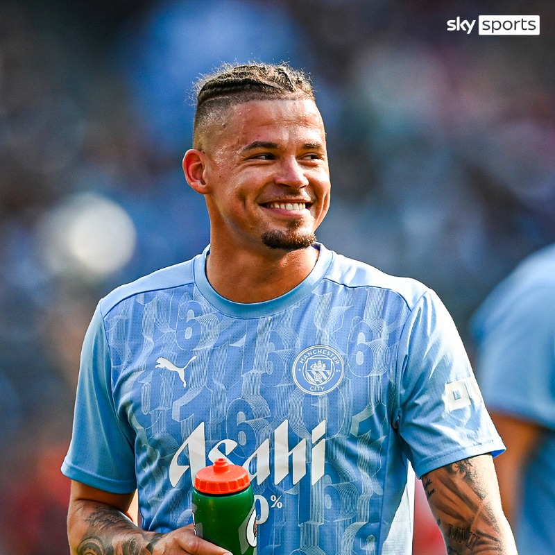 SkySportsPL's tweet photo. Manchester City midfielder Kalvin Phillips is a target for Turkey's Galatasaray, according to The Sun. 🚨

Clubs abroad have shown interest, including Roma, RB Leipzig and RB Salzburg, but Galatasaray have now joined the race.