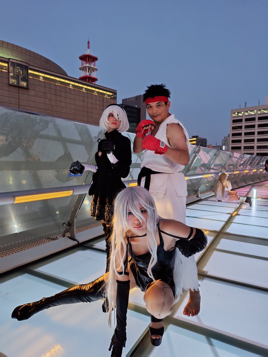 cosmotigerV3's tweet photo. 最後、なぎさんと撮れた
夏コミでまたお会いしましょう
そろそろ撤収します
 #コスサミ2024 https://t.co/W4L1qQC4QA