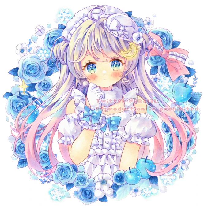 #私はこういう絵師です見た絵師全員参加コピックで女の子を描いています 