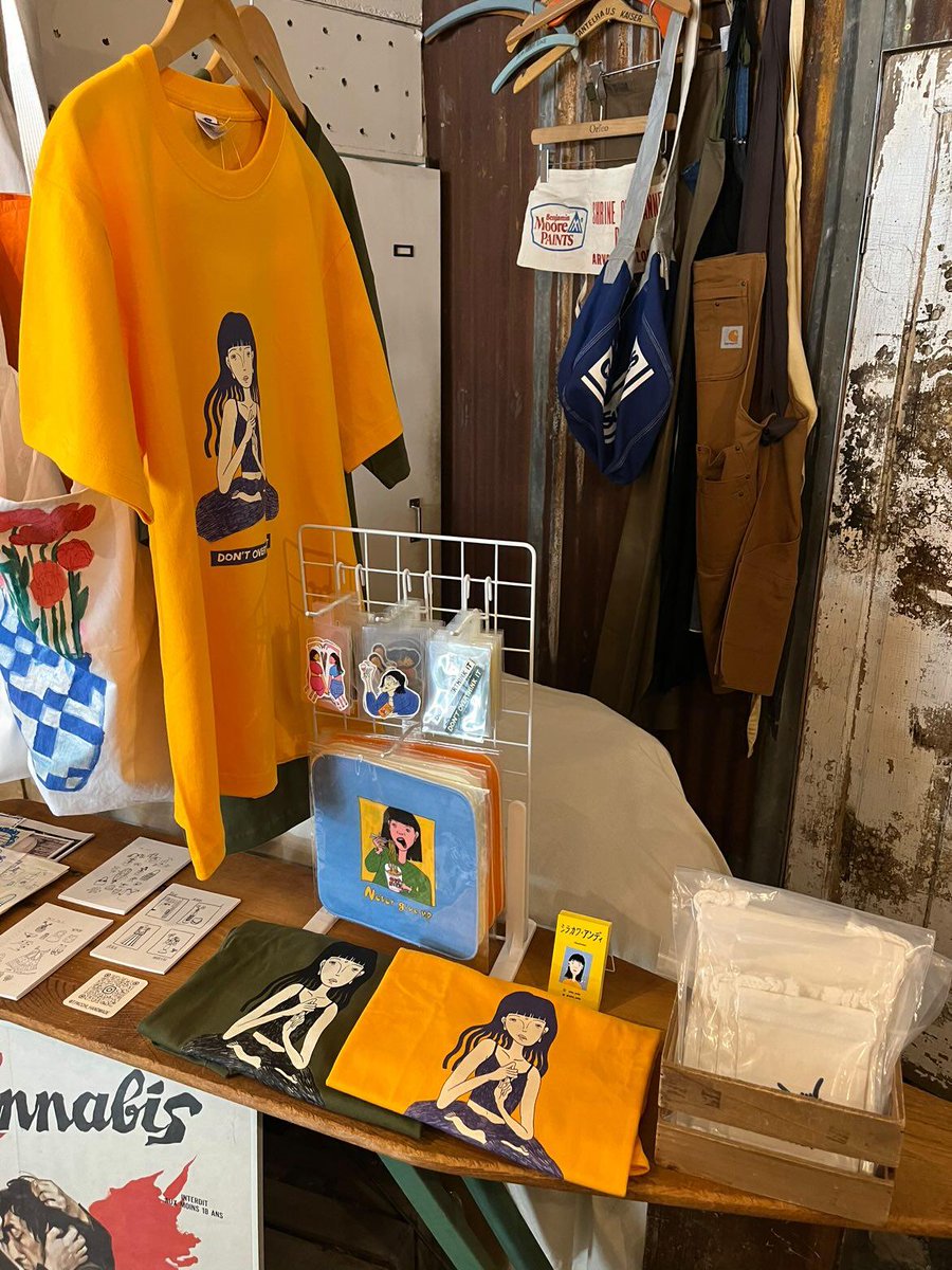 srkw_andy's tweet photo. 吉祥寺 古着屋 Orfeo にて開催しているポップアップに出店しております！

Tシャツ販売しております！
お近くにお立ち寄りの際は、ぜひ！

※委託販売のため、在店はしておりません https://t.co/sz4cuApa5q