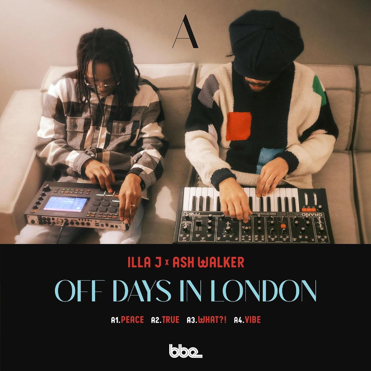 Artiste : <a href="/illaj/">Illa J</a> x <a href="/ashwalkermusic/">Ash Walker</a>
Album : Off Days In London
EAN : 0198391388590
Format : Vinyle
Sortie : 11/10/2024
Lien : tidd.ly/3Ys1OXl
amzn.to/3SwmsSs
