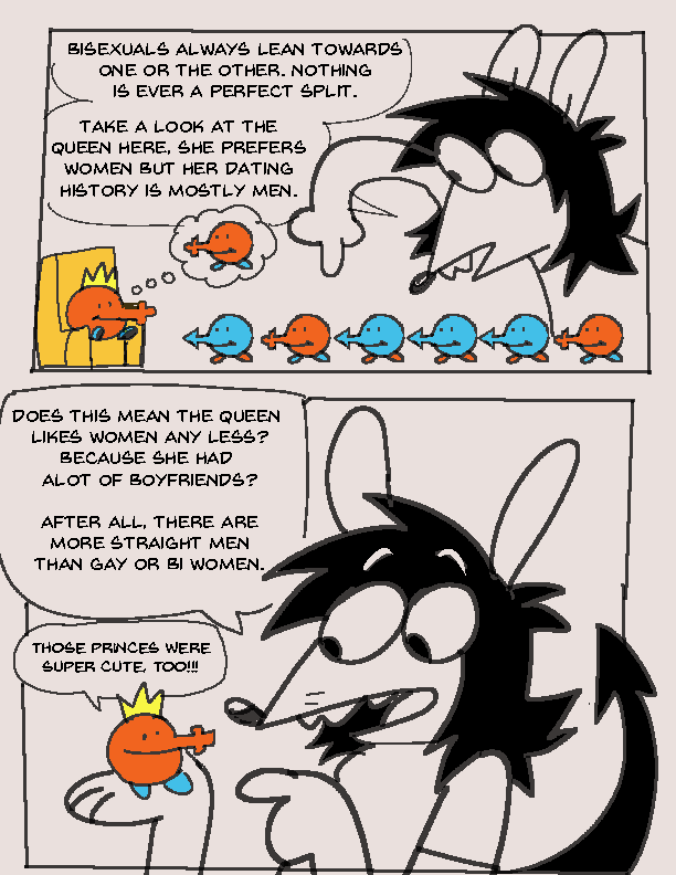 DeeDubliner's tweet photo. a comic about bisexuality, 1/3 https://t.co/QpvqDwVwNN