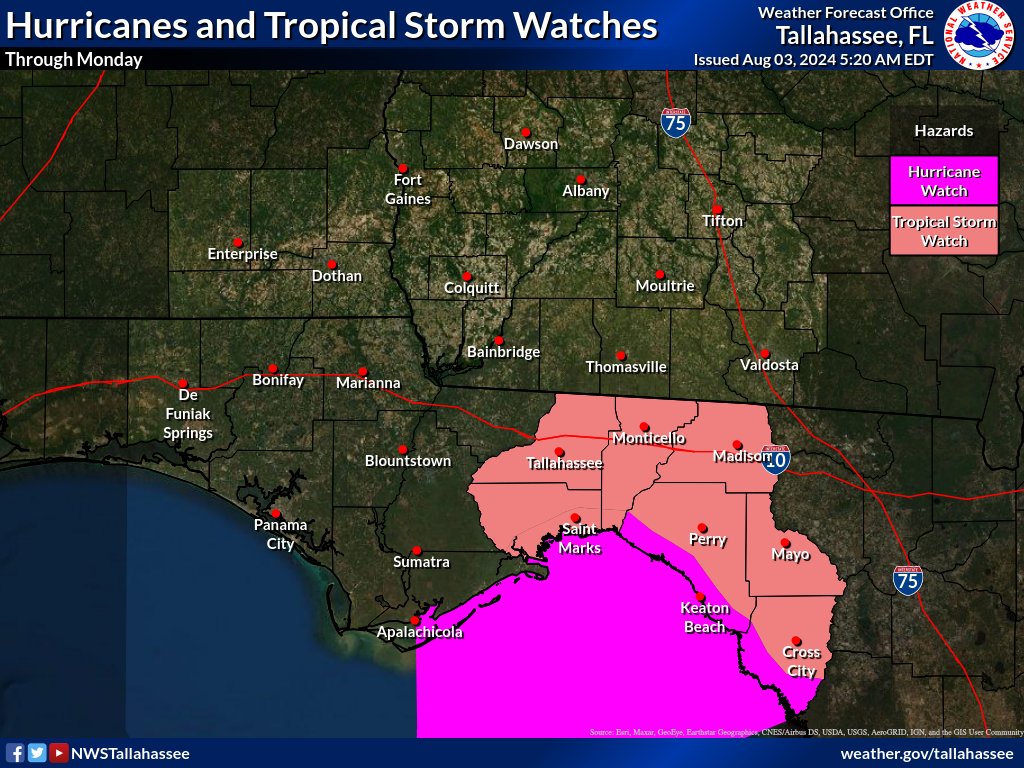 NWS Tallahassee tweet media