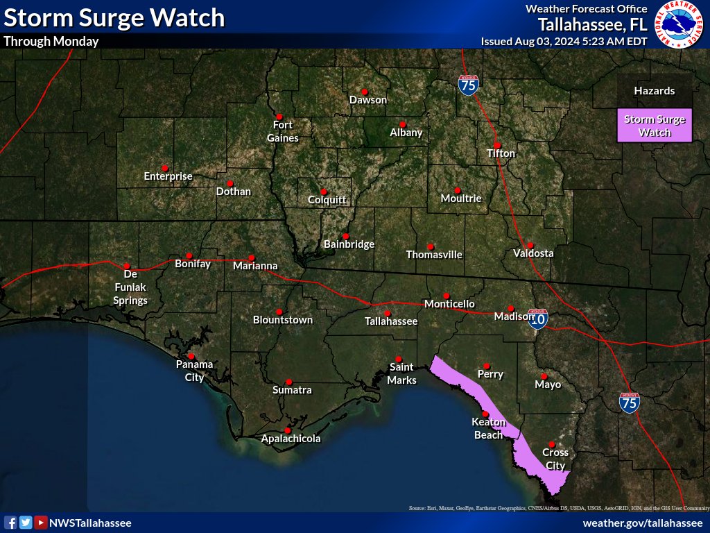 NWS Tallahassee tweet media
