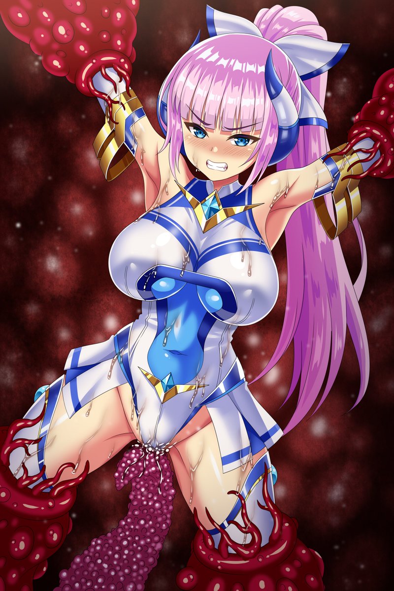 神装聖姫エレメンティア X字磔で淫紋を入れられる 