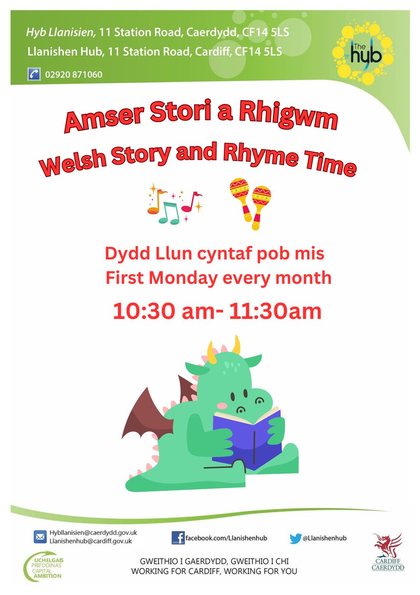 Dydd Llun yma! // This Monday!