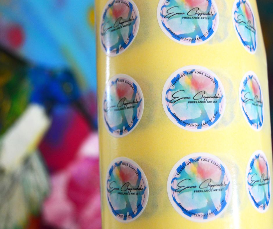 The Labels have arrived!!
.
These will look great on my smaller originals artworks!
.
Busy times!!
.
#art #design #smallbusiness #artist #mural #freelance #commission #community #design #originalart #artist #supportsmallbusiness #womeninart #Lincoln #lincolnshire