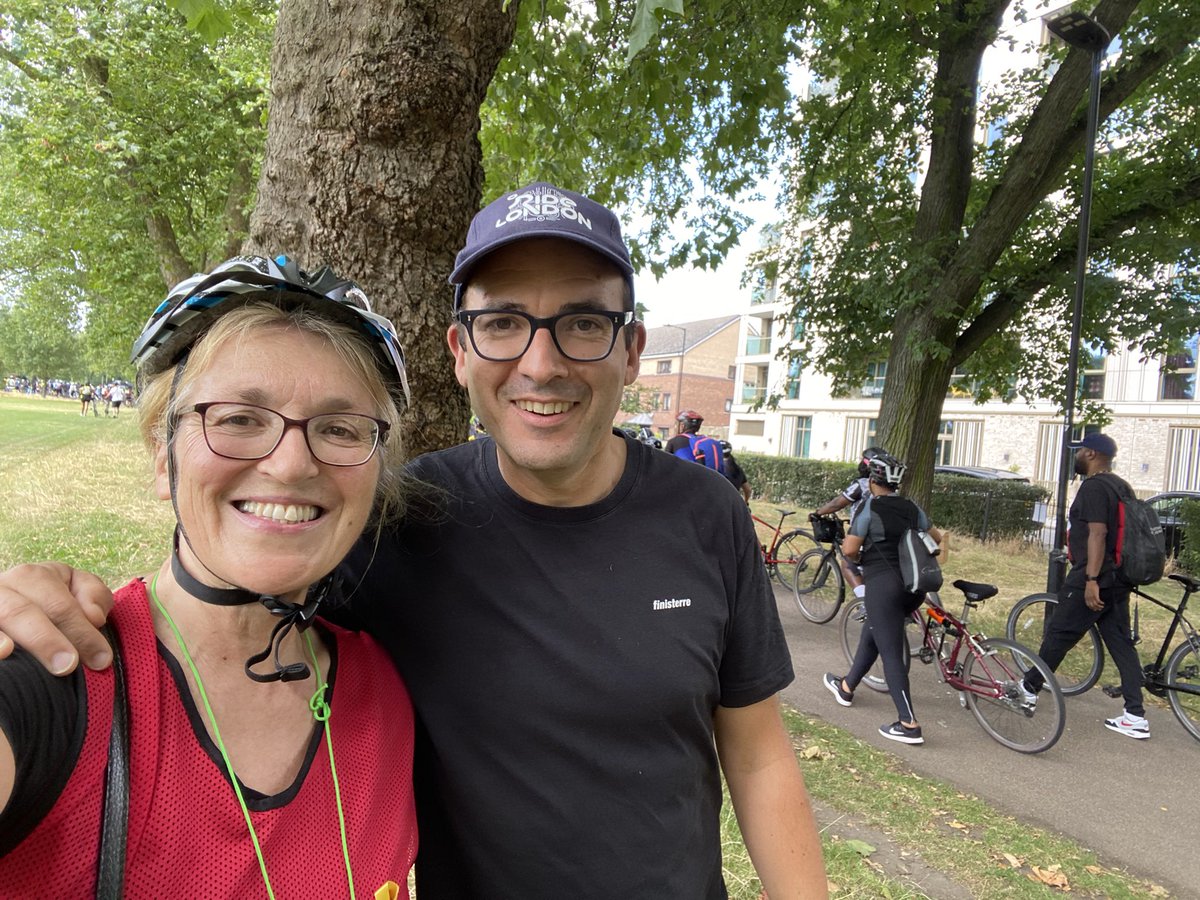 Elaeagnus's tweet photo. Who met us at Downs Park? @willnorman , @BlackUnityRide https://t.co/Qmwv1O15N2