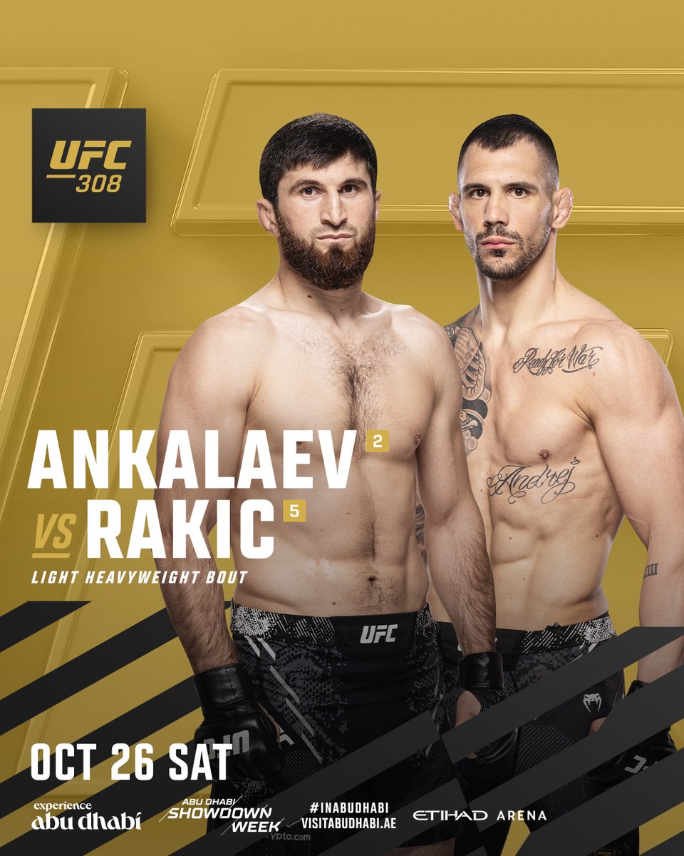 UFC (@ufc) on Twitter photo #UFC308 is STACKED π₯
It all goes down on October 26th #InAbuDhabi π
<a href="/VisitAbuDhabi/">Experience Abu Dhabi</a> | <a href="/InAbuDhabi/">Abu Dhabi Calendar</a> #UFC308 is STACKED π₯
It all goes down on October 26th #InAbuDhabi π
<a href="/VisitAbuDhabi/">Experience Abu Dhabi</a> | <a href="/InAbuDhabi/">Abu Dhabi Calendar</a>