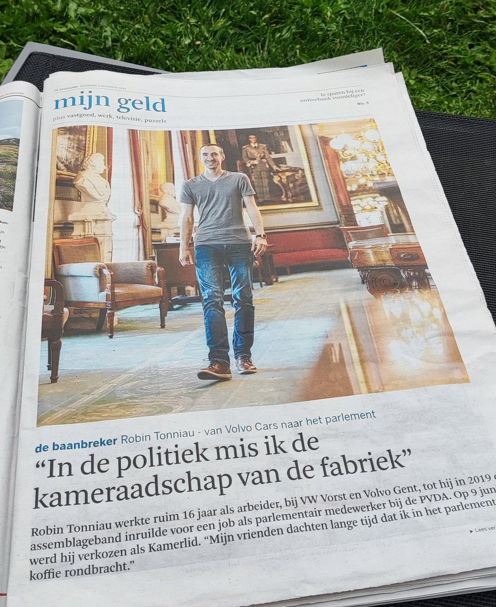 RobinTonniau's tweet photo. "De overstap naar het parlement was een cultuurschok. Het is dan wel het huis van de volksvertegenwoordigers, heel volks is het niet." 

Lees m'n interview in @destandaard https://t.co/9m7ZuPGwEm
