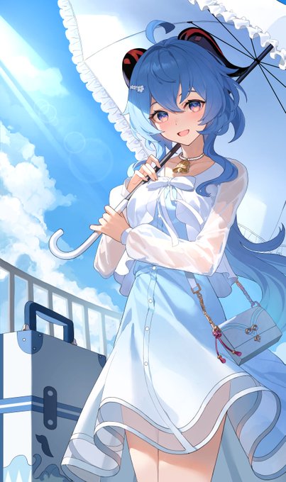 原神 甘雨 手描き 色紙 イラスト - メルカリ