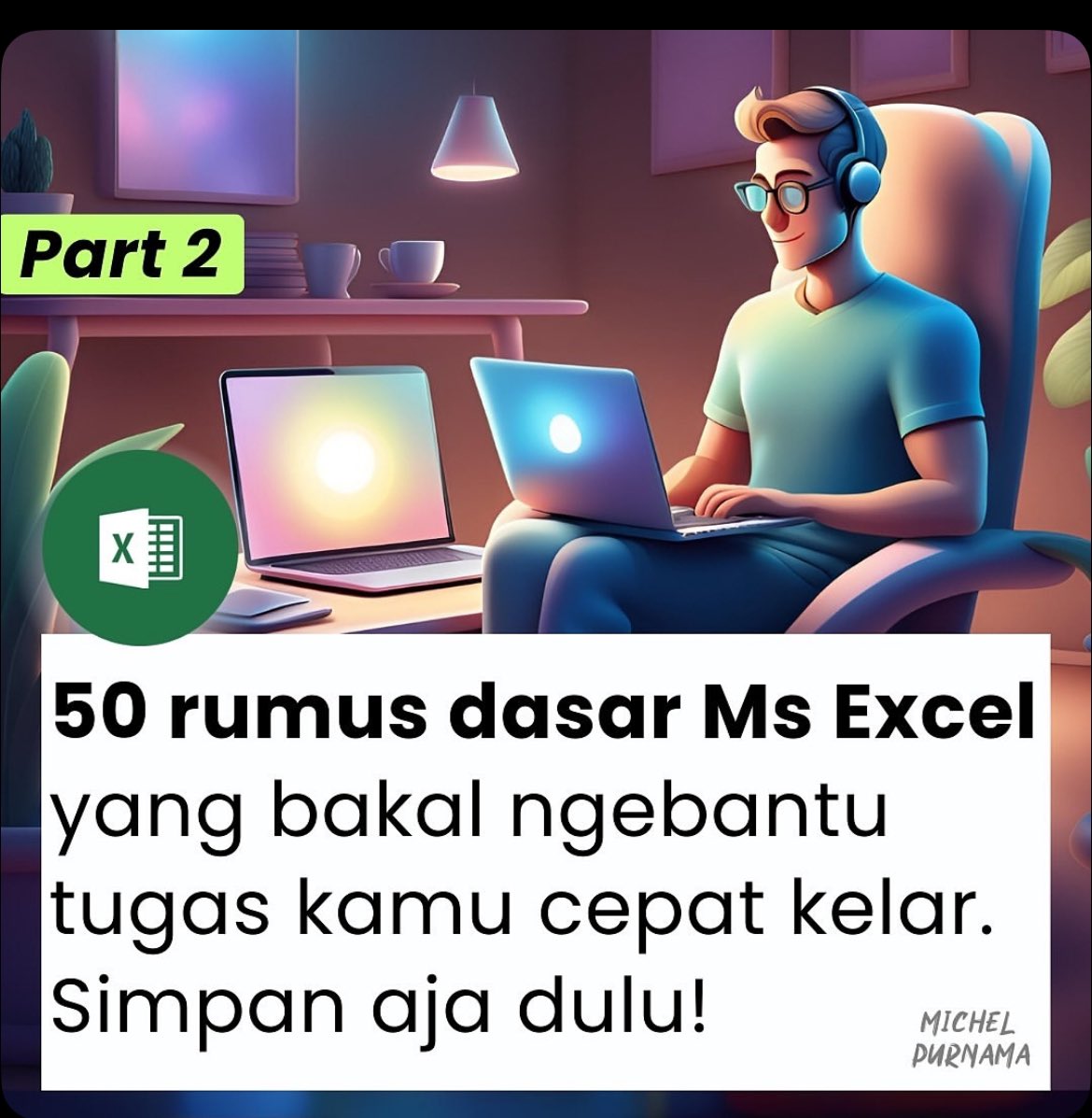 50 rumus dasar Microsoft Excel yg memudahkan pekerjaan

- A thread -