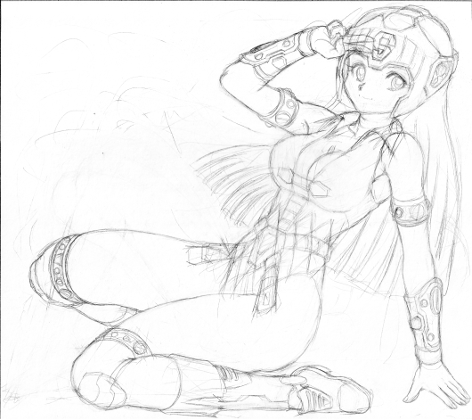 というわけで意外とリクの多かった
桜姫プロトタイプを描いてみました^^; 