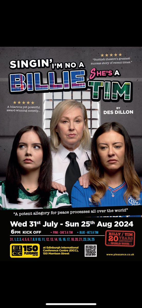 Officially opened both shows now.  August is a busy month and I feel so lucky to be doing two shows #EdinburghFringe #scottishtour