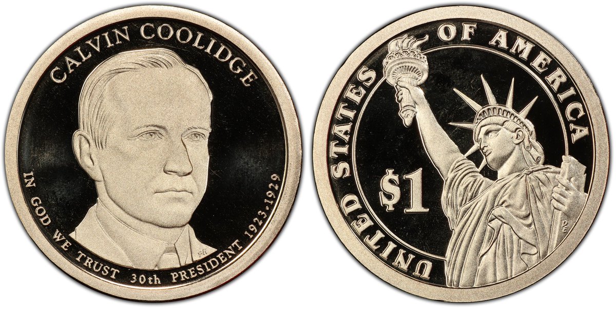 SilverMoneybag's tweet photo. On this day in 1923, Calvin Coolidge was sworn in as the 30th President of the United States, following the sudden passing of President Warren G. Harding. #OTD #History #CalvinCoolidge #CoinCollecting https://t.co/STWt6bb4oM