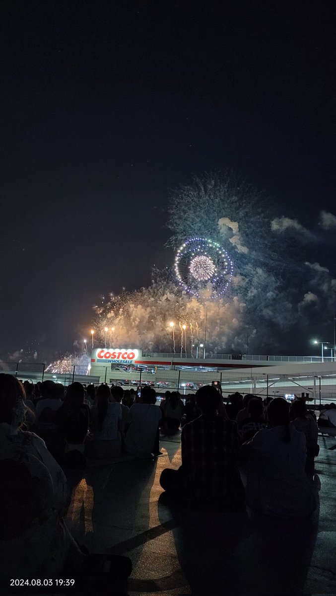 いろんな形の花火
#幕張ビーチ花火フェスタ
