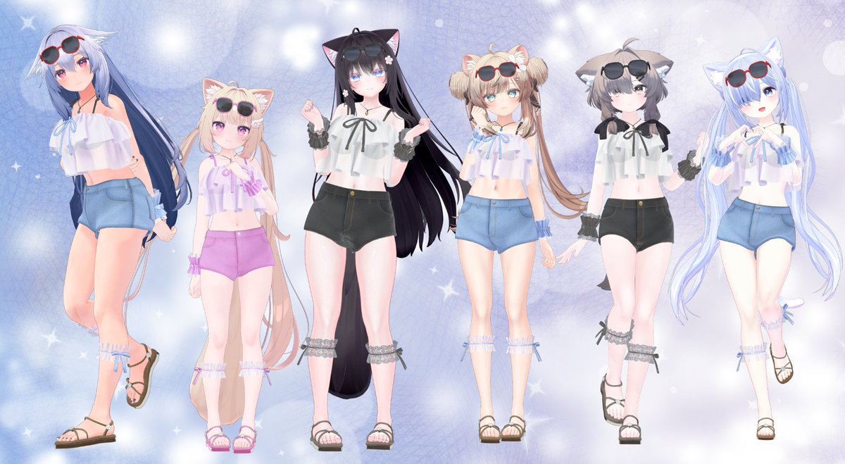 「新作プレゼント企画 新作衣装『Summer Girl』が8/5(月)18:00に」|寺井のイラスト