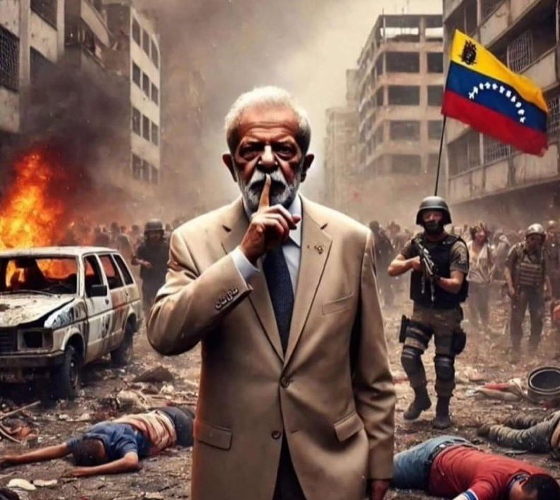 Cuando el diablo tiene razón es justo admitirla porque hasta lo mucho Dios lo ve. Esta es la ilustración que el ex presidente brasileño subió ayer a las redes sociales desde sus cuentas. Sea Ud. el jurado…