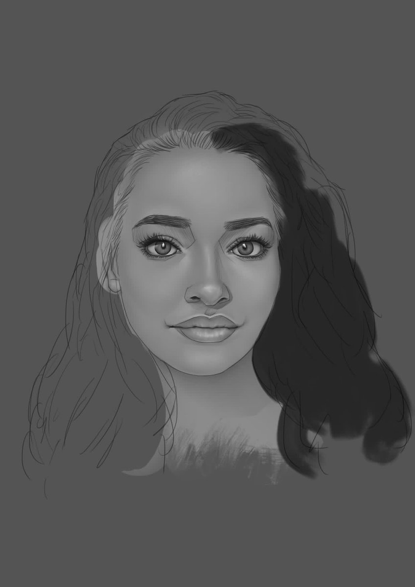 My friend <a href="/ashleystraker/">Ashley Straker</a> is painting me!👏😍