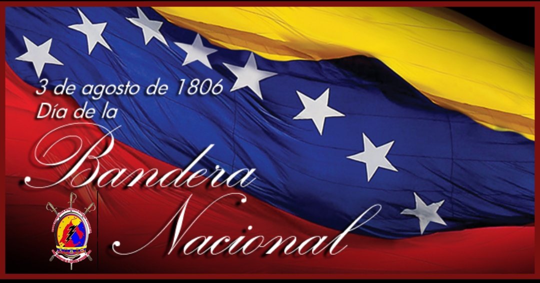 ZuliaOperativa's tweet photo. 📅#3Ago|| Celebramos el Día de la Bandera Nacional, fecha en que Francisco de Miranda, tocó tierra venezolana en la Vela de Coro y ondeó por primera vez en el país la bandera tricolor. Hoy con orgullo ondeamos el pabellón con sus tres franjas, sus 8 estrellas y el escudo. https://t.co/7IA7BAUNYw