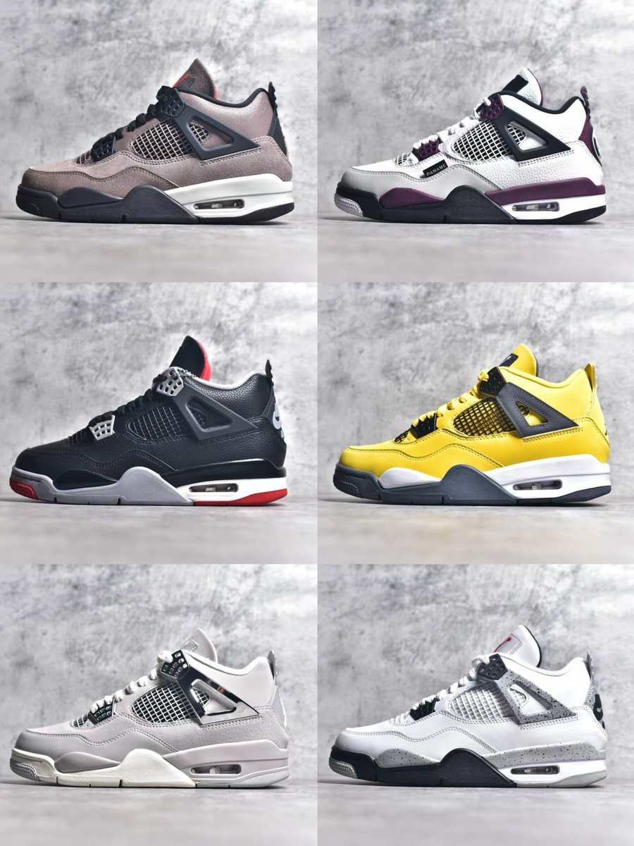 OFB686868's tweet photo. 新货🚀#秒杀💰450‼️
Air Jordan AJ4
市场最强性价比诞生
纯原大厂支线产品 圈内最强四代工厂出品 独家外贸特供
耗时半年巨作 全套原纸板楦头开发
尺码：40 - 50.5

详情及其他欢迎➕简介V(Gideonh98)

#潮鞋 #乔丹 #AJ #空军 #Dunk #莆田鞋 #鞋子 #耐克 #阿迪 #Nike #AirJordan #Yeezy #AJ4 https://t.co/tsr2TOnmzJ