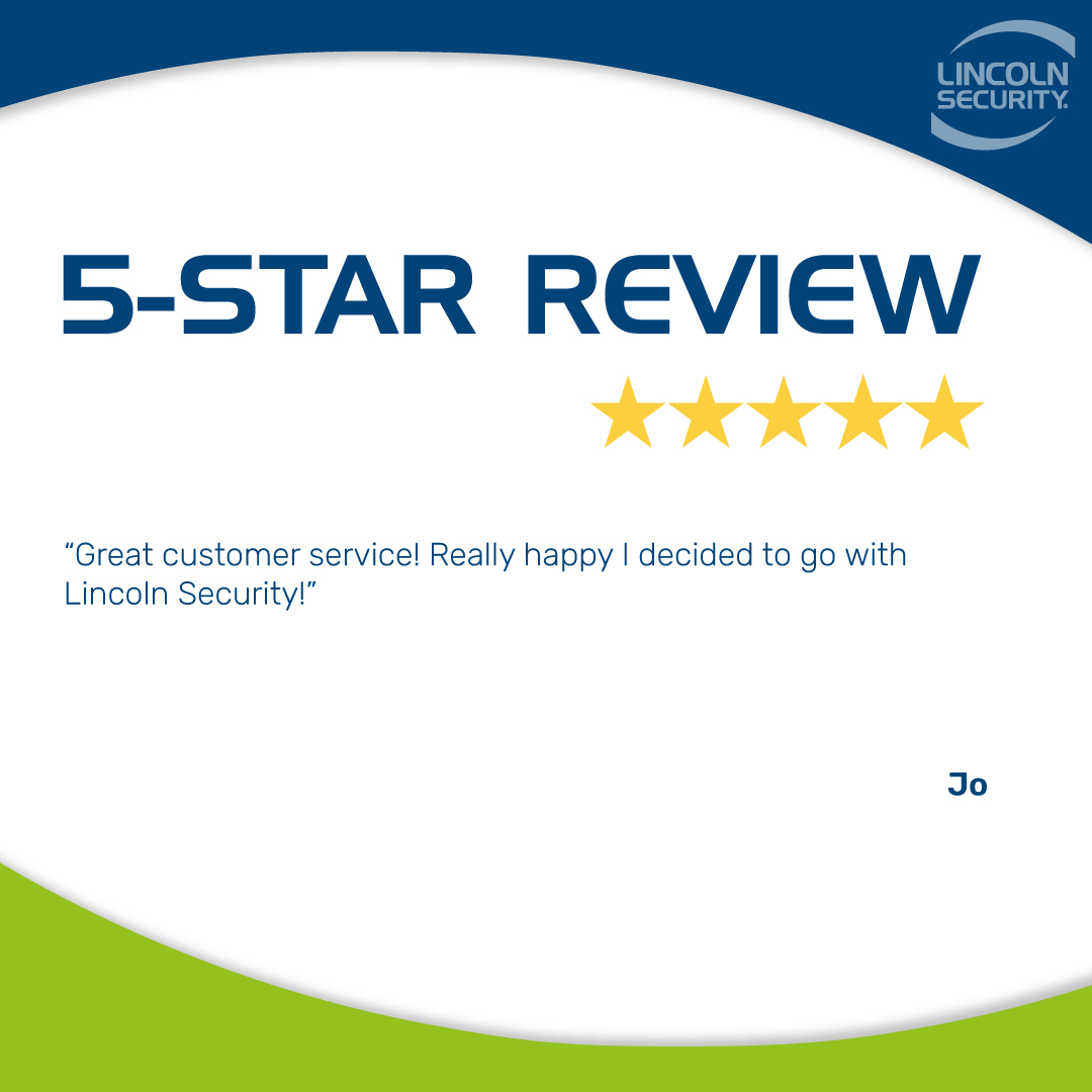 lincolnsecurity's tweet image. ⭐ 5 Star Review ⭐

Thank you so much Jo for our 5 Star Review! We always strive to make sure we give great customer service to everyone. We hope you continue to choose Lincoln Security for your security needs.

#5starreview #LincolnSecurity #customerservice