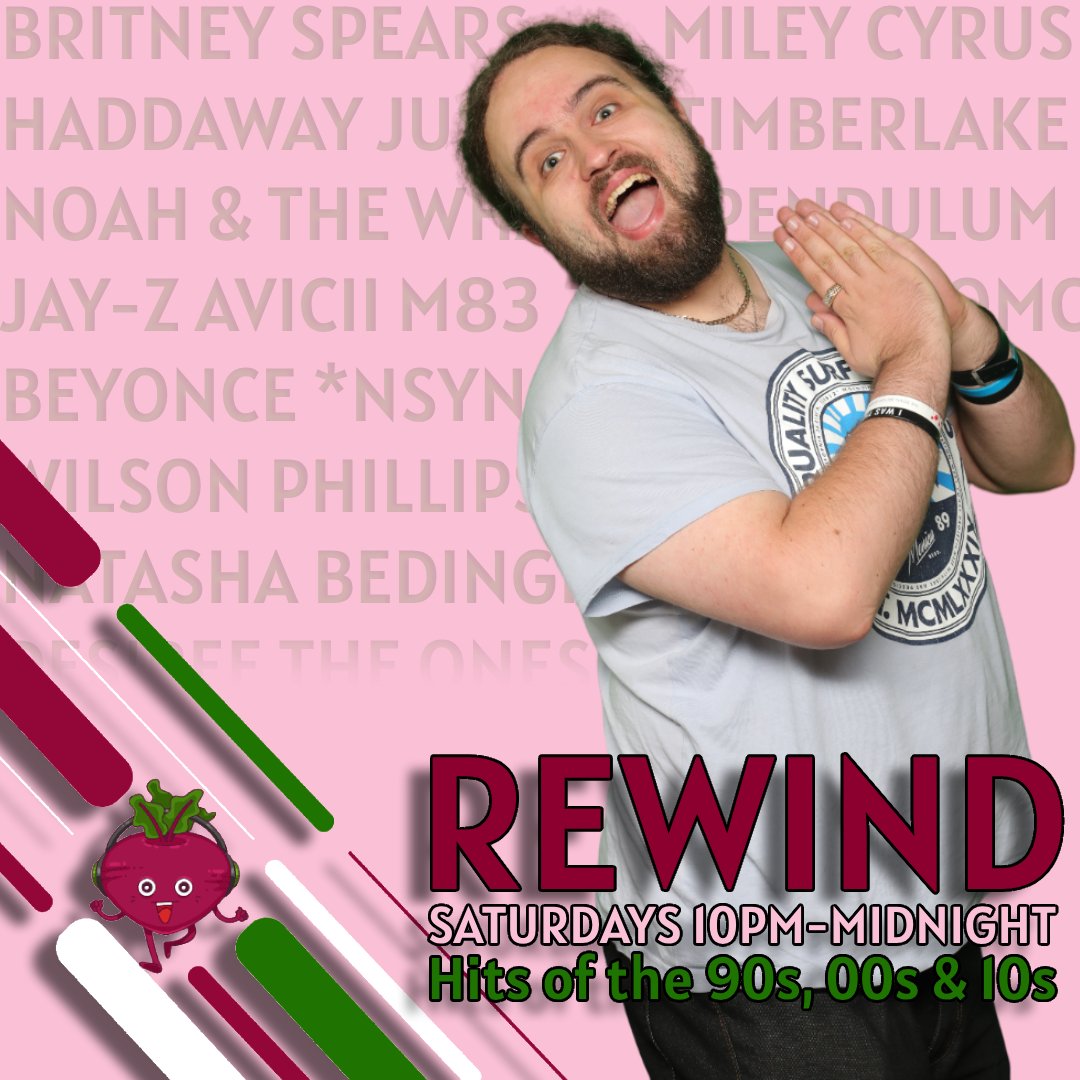 BeatRouteRadio's tweet photo. #Rewind's here from 10PM tonight - with classics from the 90s, 00s and 10s, and one song from 24 years ago that's just re-entered the UK Top 40!

https://t.co/zlrLuuCK0D @DJRedders https://t.co/Sb52vtjvhE