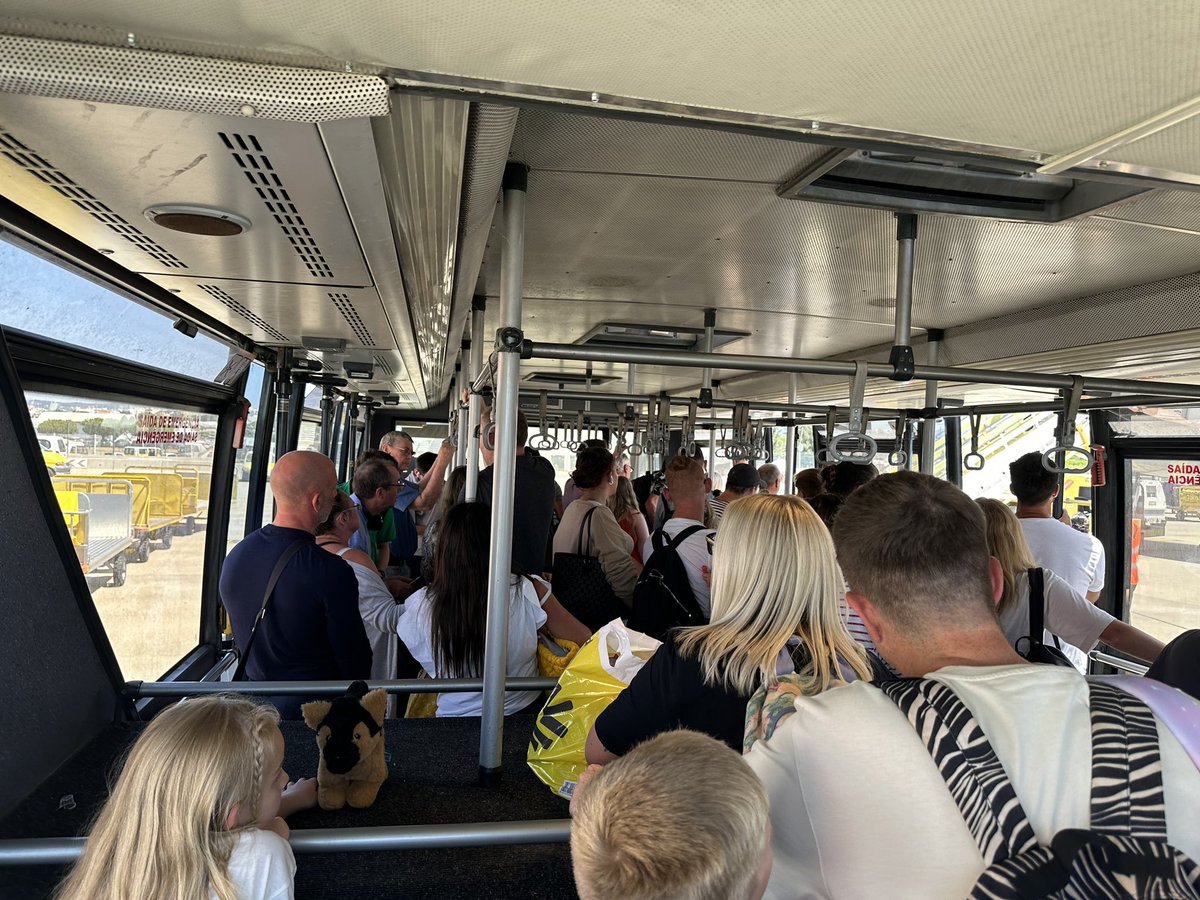 Michael (@spursmichael) on Twitter photo When you’re delayed for 3 hours & then <a href="/easyJet/">easyJet</a> ferry you to the plane & leave you on a closed bus, with no air con, for twenty minutes sweltering like a sauna & sucking in diesel fumes from the bus in near 40degree heat!! You wouldn’t leave dogs or pets in a car this long 😡 When you’re delayed for 3 hours & then <a href="/easyJet/">easyJet</a> ferry you to the plane & leave you on a closed bus, with no air con, for twenty minutes sweltering like a sauna & sucking in diesel fumes from the bus in near 40degree heat!! You wouldn’t leave dogs or pets in a car this long 😡