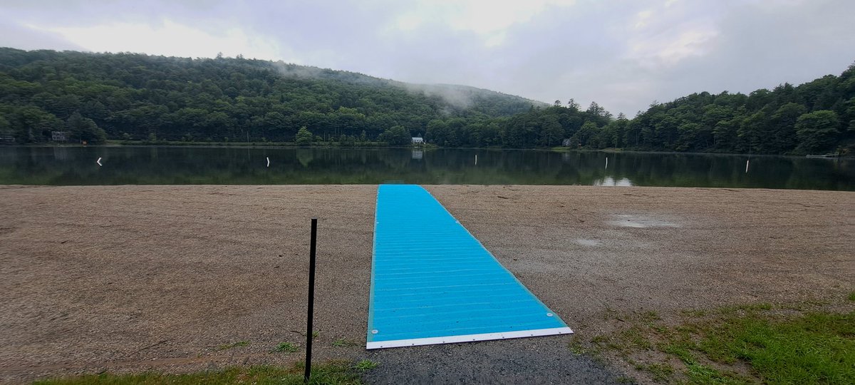 vagabondway's tweet photo. Very exciting news at #CampPlymouthStatePark!!! An accessibilty mat has been installed making it possible for wheelchair users to access the water. Hurray for this park improvement!!! 😀 @VTStateParks @okemovalley #vtstateparks100th #vt #thisisvt #accessibility #parks https://t.co/IWXljF2KTB