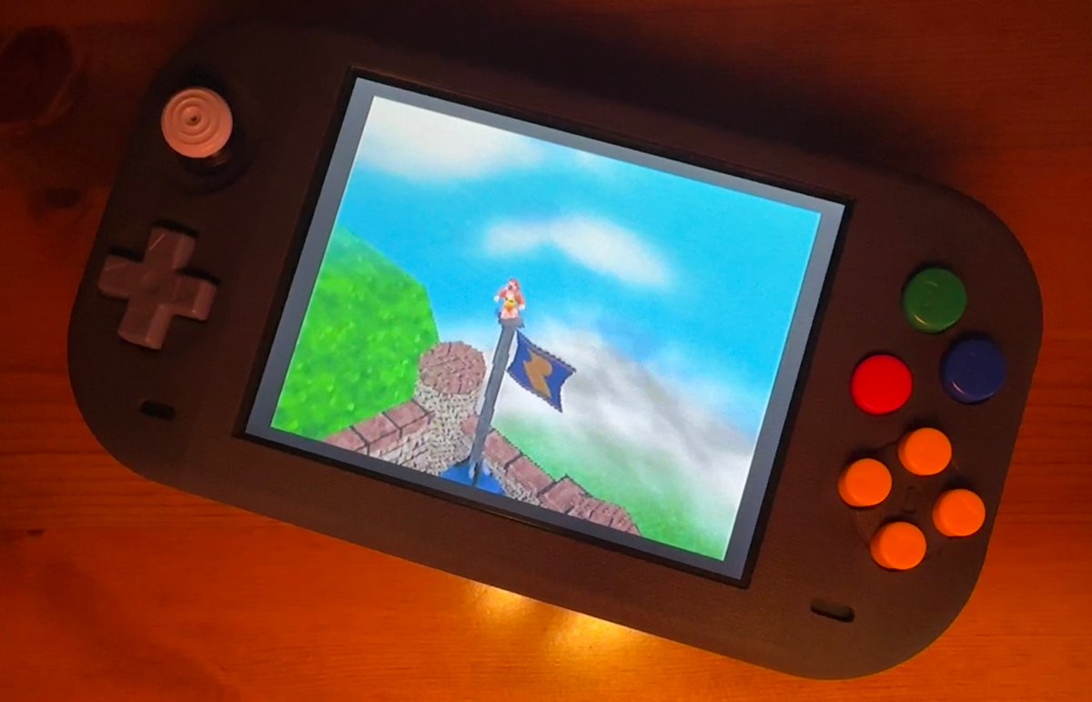 GGultch's tweet photo. What better game to play through on a freshly built N64 portable? #RealHardware #JiggiesOfTime https://t.co/LyNNYaEKfe