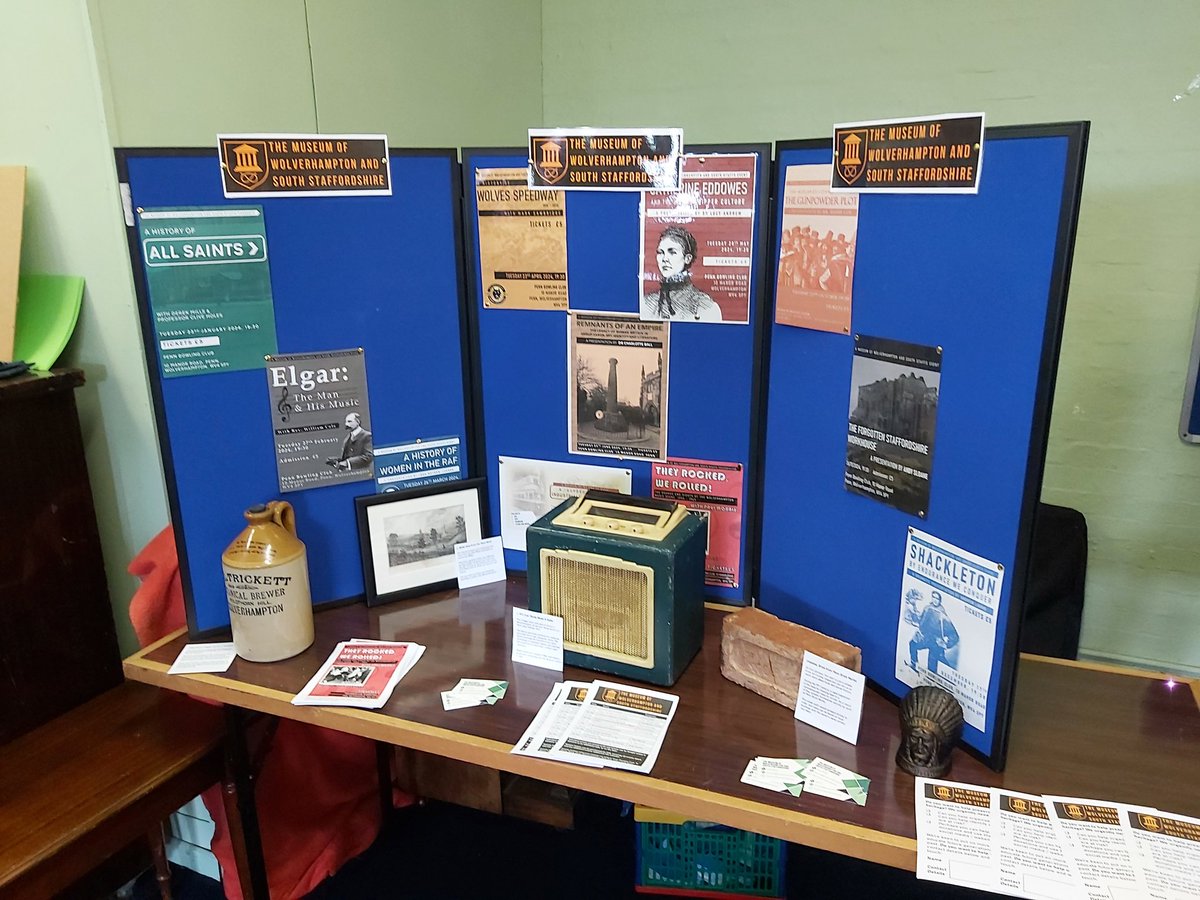 It's exhibitor season and today we're at Bethany Chapel in #Wednesfield for Wednesfield History Day. We're open until 15:00, with plenty of other exhibitors! 😀
