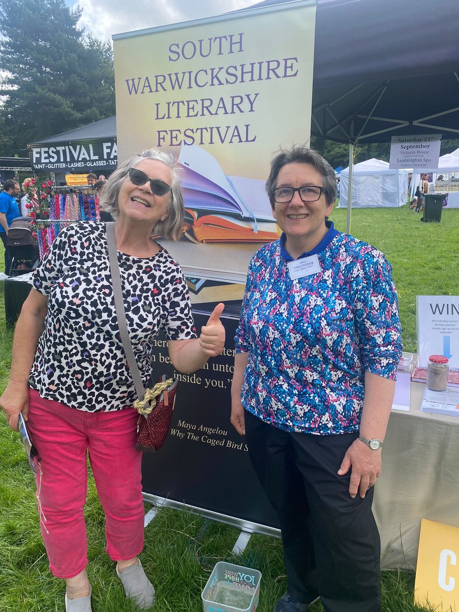 Thank you @franhill123 and Maya Todd for supporting our stall at #AITP2024. Looks a gorgeous day #authors#writers #warwickshire #leamingtonspa <a href="/warkslibraries/">Warwickshire Libraries</a>