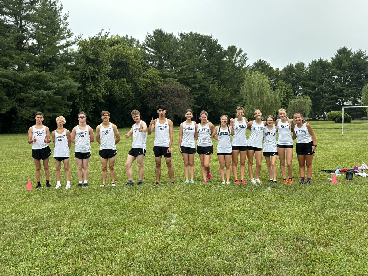 CamHaught's tweet photo. Great morning for GXC’s annual team time trial! Congrats to this years winners 

HS men Matt Wiles 
HS women Ruby Clark 
JH boys Parker Colyer 
JH girls Aubrey Clark

@Greenon_AD https://t.co/PQ3vOl0bfk
