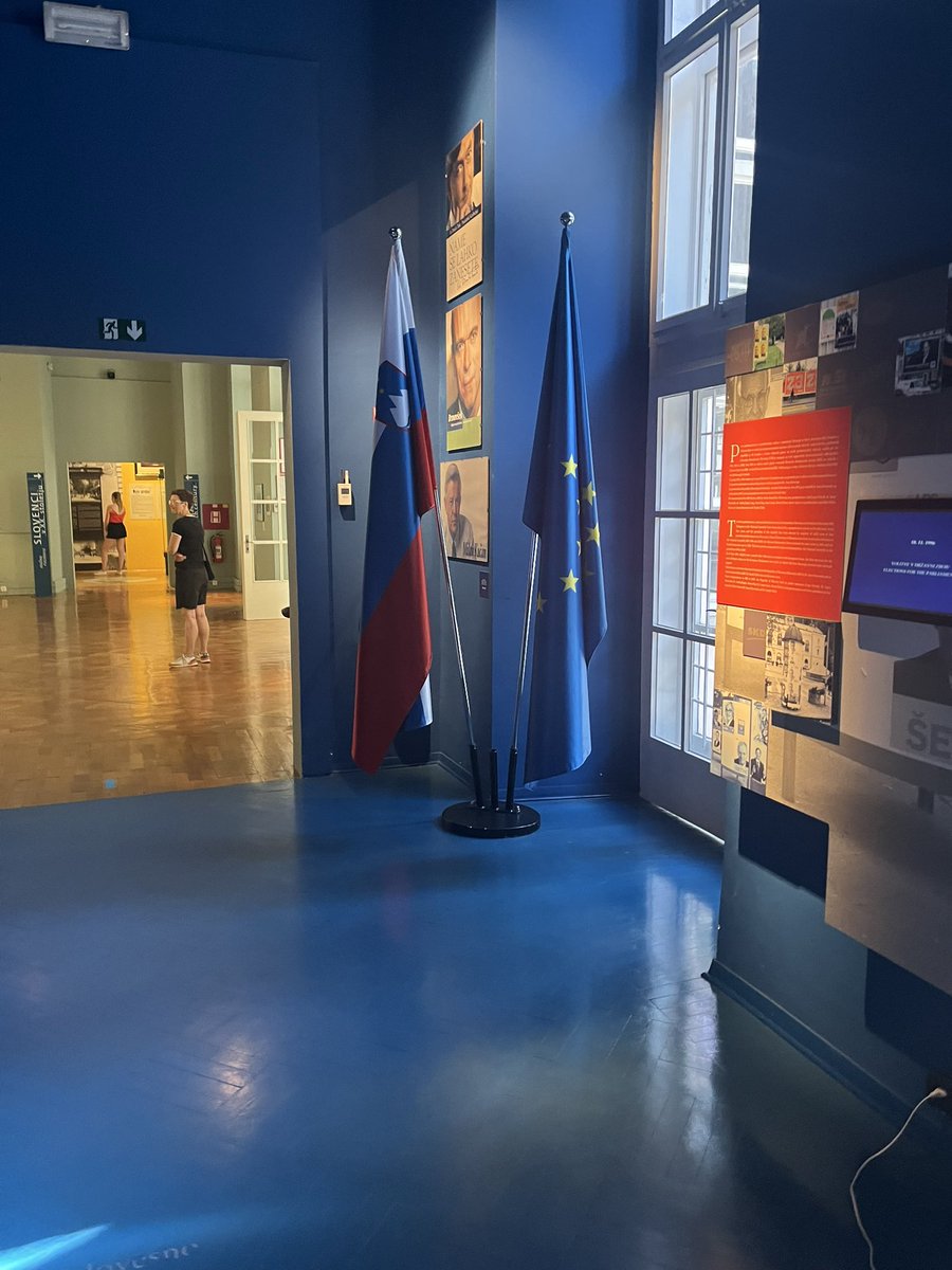 Slovenia celebrating its place in the EU and reminding us what we have given up