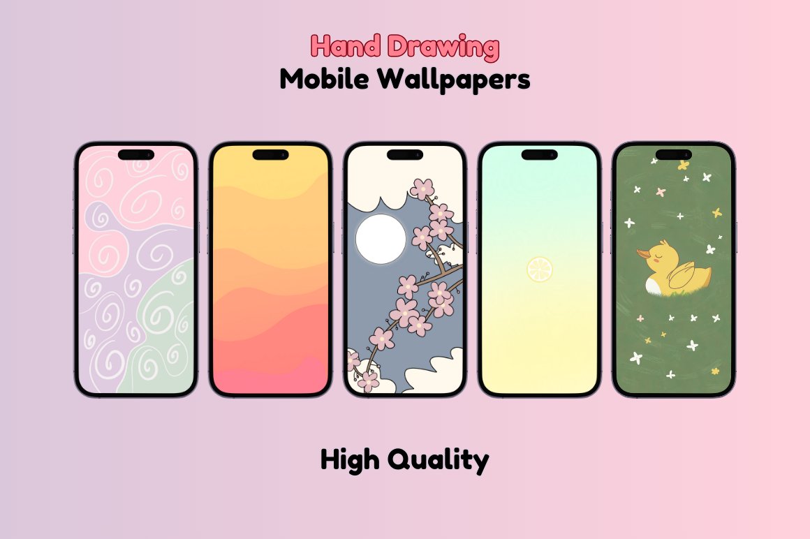 QereArts's tweet photo. ✨ New Release! ✨
Brighten up your phone with our Hand Drawn Mobile Wallpapers Pack! 🌟
5 high-quality, unique designs crafted with love. Download now! 📱
#mobilewallpapers #digitalart #handdrawing #phonebackgrounds #creativefabrica https://t.co/OR4gnvFi5n
